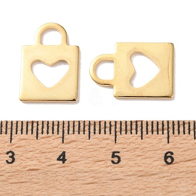 303 Stainless Steel Pendants STAS-E528-01G-1