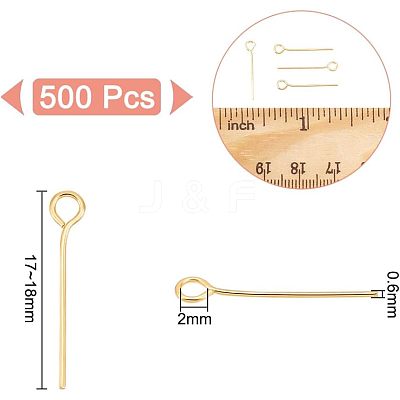 304 Stainless Steel Eye Pins STAS-UN0013-29B-1