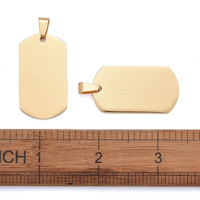304 Stainless Steel Big Pendants STAS-I140-19F-G-1