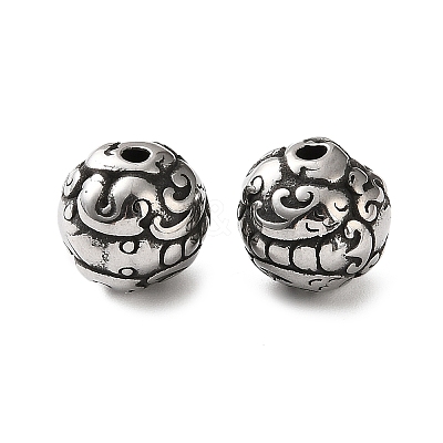 304 Stainless Steel Beads SA-CBA043D-01G-AS-1