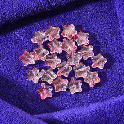 20Pcs Spray Painted Glass Beads GLAA-YW0001-13-1