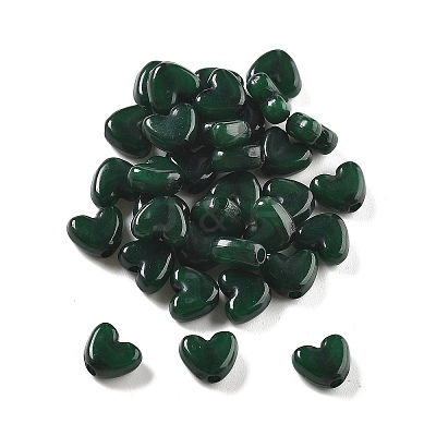 50Pcs Acrylic Beads OACR-S044-01G-1