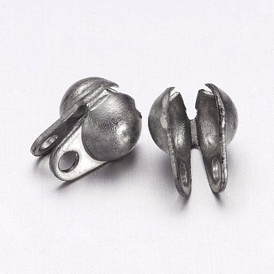 Tarnish Resistant 304 Stainless Steel Bead Tips LS-A-STAS-Q001-1-1