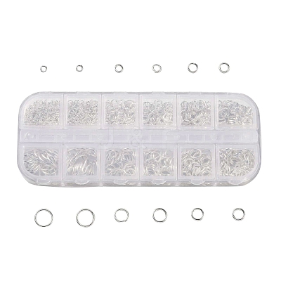 1 Box Brass Open Jump Rings KK-X0059-S-B-1