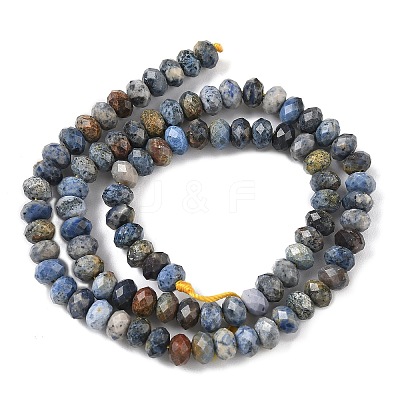 Natural Dumortierite Bead Strands G-D344-A15-1