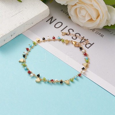 Charm Anklets AJEW-AN00363-1