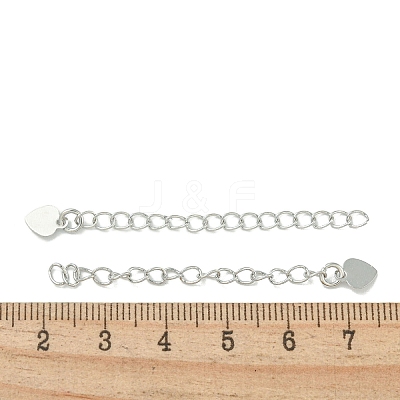 Rack Plating Brass Chain Extender FIND-T071-16P-1