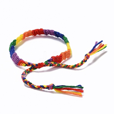 Rainbow Pride Bracelet LS-BJEW-F419-10-1