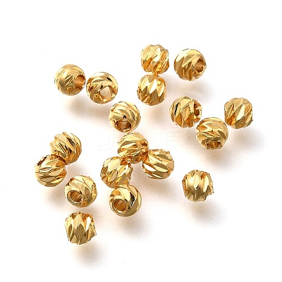 Brass Beads KK-B147-02C-G-1
