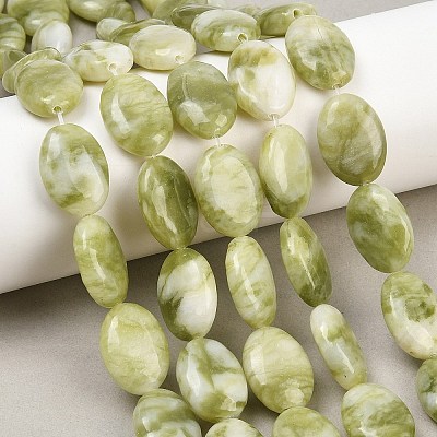Natural Teardrop Chinese Southern Jade Beads Strands G-L164-A-29-1