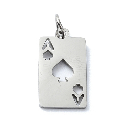 Non-Tarnish 304 Stainless Steel Pendants STAS-C097-65P-1