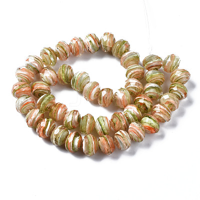 Handmade Lampwork Beads Strands LAMP-T007-13B-1