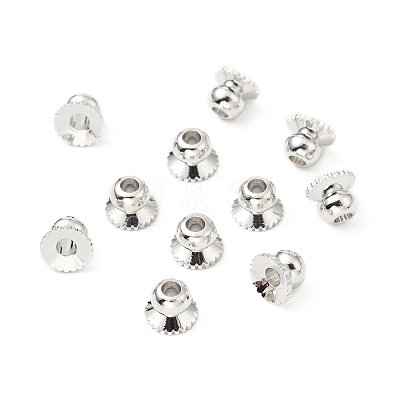Rack Plating Brass Bead Cap KK-WH0060-03P-1