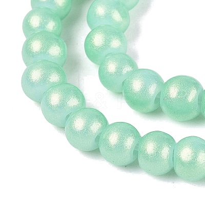 Baking Paint Glass Pearl Beads Strands DGLA-ZX001-05B-08-1