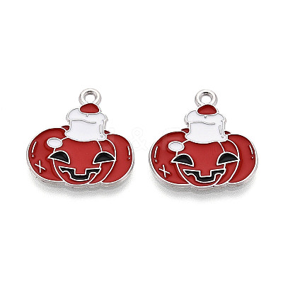 Halloween Theme Alloy and Enamel Pendants ENAM-T021-31J-01P-1