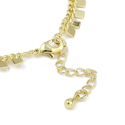 Rack Plating Brass Bracelets for Women BJEW-K244-08D-G-1