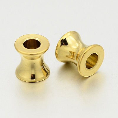 Column 304 Stainless Steel European Beads STAS-N062-56G-1