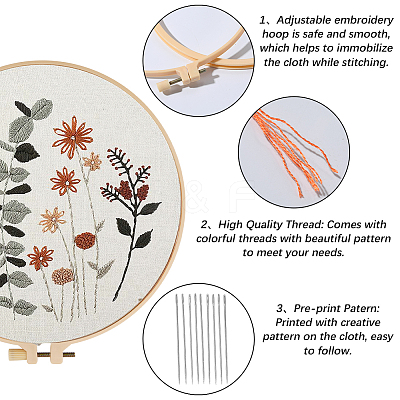 DIY Embroidery Kits For Beginner DIY-WH20011-73F-1