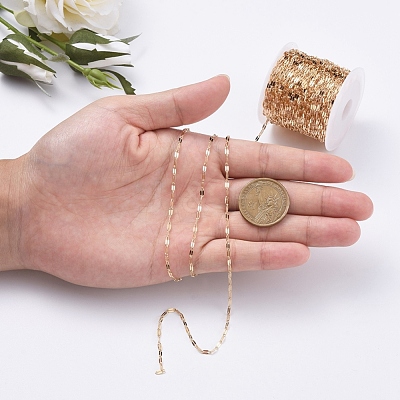 Brass Dapped Chains CHC-R126-01G-1