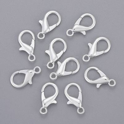 Zinc Alloy Lobster Claw Clasps X-E107-S-1