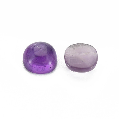 Natural Amethyst Cabochons G-N326-120A-1
