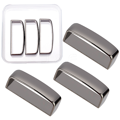 1 Set Alloy Belt Buckle Loop DIY-GF0005-80B-1