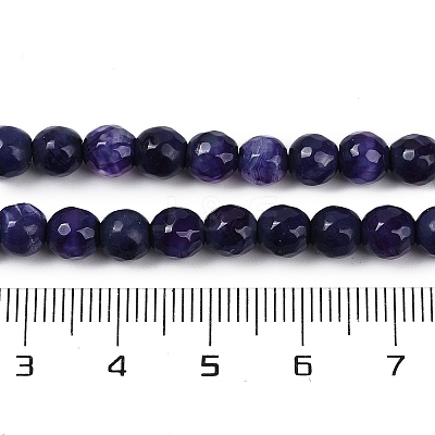 Natural Fire Crackle Agate Beads Strands G-C082-A01-34-1