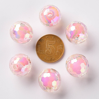 Transparent Acrylic Beads TACR-S152-14B-A01-1
