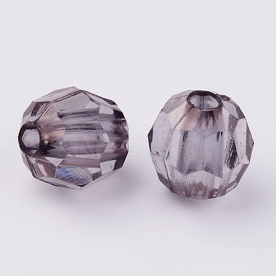Transparent Acrylic Beads X-DB8mmC-46-1
