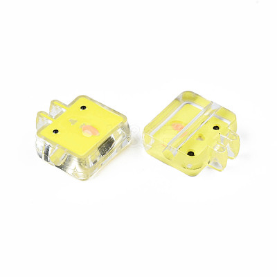 Transparent Acrylic Beads ACRC-S039-10C-1