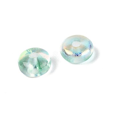 Baking Paint Electroplate Transparent Glass Beads EGLA-Q141-01A-A10-1