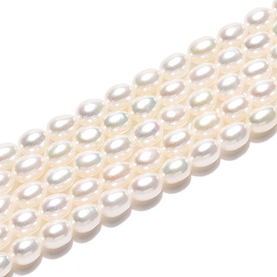 Natural Cultured Freshwater Pearl Beads Strands PEAR-N024-04-4AB-1
