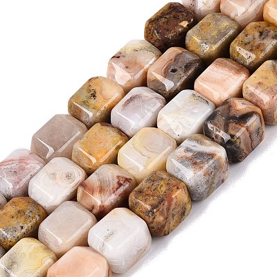 Natural Crazy Agate Beads Strands G-Q608-10B-1