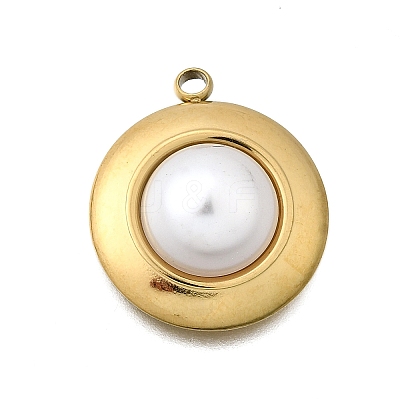 Plastic Pearl Pendants LS-STAS-Q360-03E-G-1