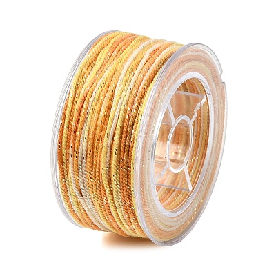 30M Segment Dyed Cotton & Metallic String Threads OCOR-F018-01D-1