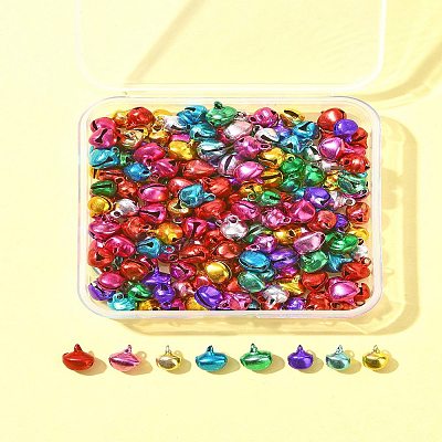 200Pcs 2 Styles Aluminum Bell Charms FIND-FS0003-80-1