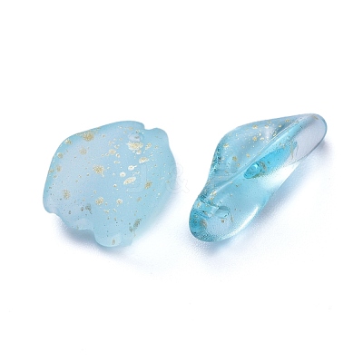 Electroplate Transparent Glass Beads EGLA-L027-D05-1