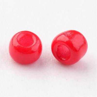12/0 1.5~2mm Baking Paint Glass Seed Beads Loose Spacer Beads X-SEED-S001-K20-1