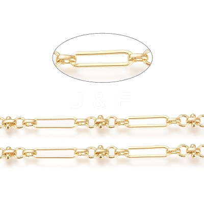 Brass Handmade Link Chains CHC-M019-06G-1