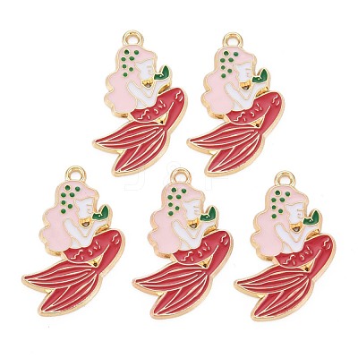 Alloy Enamel Pendants ENAM-S126-115-NR-1