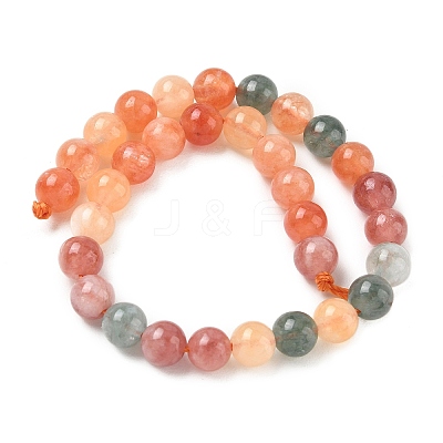 Dyed Natural Malaysia Jade Beads Strands G-G021-02A-27-1