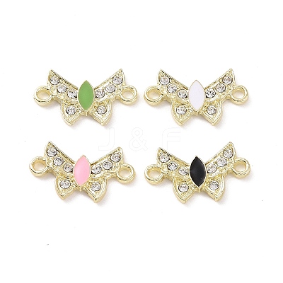 Alloy Enamel Connector Charms PALLOY-D011-06LG-1