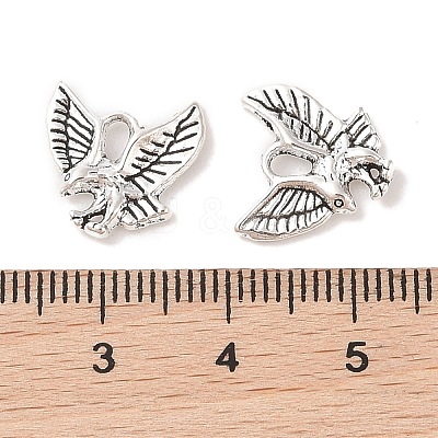 Tibetan Style Alloy Pendants X-TIBEP-20305-AS-R-1