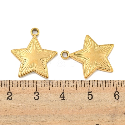 Ion Plating(IP) 304 Stainless Steel Pendants X-STAS-P365-09G-1