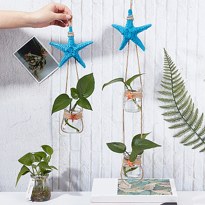 2Pcs 2 Style  Wall Hanging Decorate HJEW-PH0001-12-1