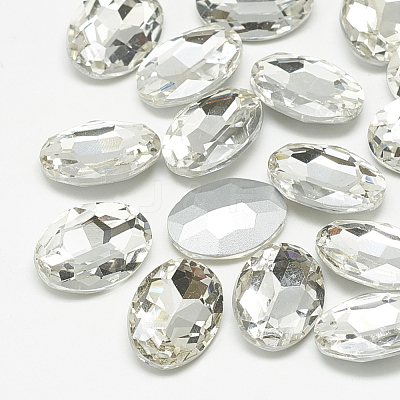 Pointed Back Glass Rhinestone Cabochons RGLA-T080-18x25mm-01-1