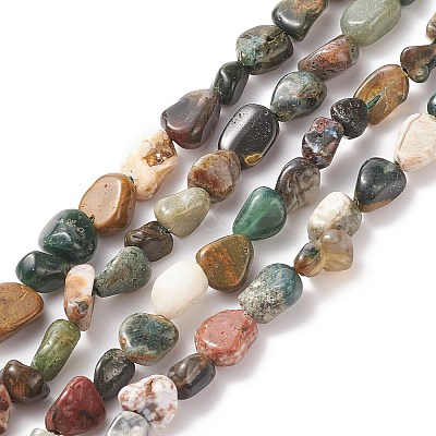 Natural Ocean Jasper Beads Strands G-E483-39C-1