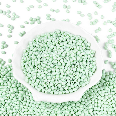 Baking Paint Glass Seed Beads SEED-N007-29I-1