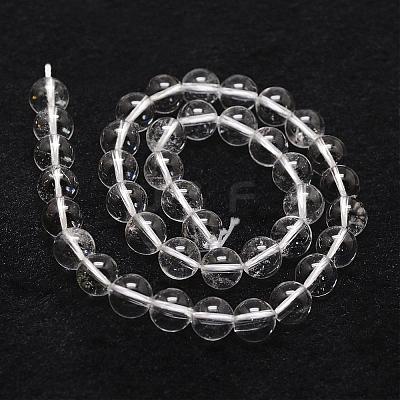 Natural Quartz Crystal Beads Strands G-D840-61-6mm-1