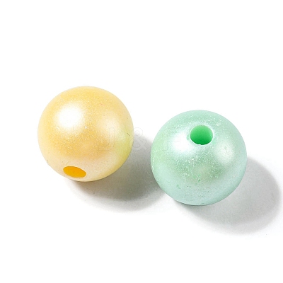 Opaque Acrylic Beads MACR-YW0002-18A-1